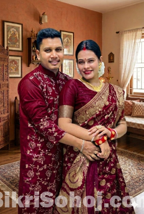 Sharee Panjabi Couple Dress with Blouse